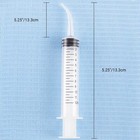 10-500 Syringes  Jmu Dental Irrigation Syringes 12cc With Measurement Curved Tip