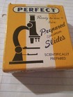 Perfect Prepared Specimen 1960 Microscope Slides Lot Of 6 810-h Plants In Box 