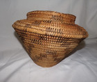 Large Antique Pima Native American Indian Basket Geometric 11 5  Wide