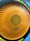 New Flying Sound Disc Frisbee W  Light-up Bluetooth Speaker Throwing Disc Orange
