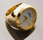 Gift Set 5 Vintage La Mer Ring Watches - Size 7 Gold  Rose Gold  Silver Gunmetal