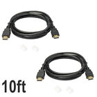 2 Pack Ultra Hdmi 2 0 Cable Hdtv Uhd Ethernet 4kx2k 3d Audio Return Shield 10ft