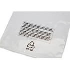 100 Clear Resealable Suffocation Self Seal Adhesive Cello Lip Tape Plastic Bags