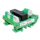 Relay Module 1 Spdt Din Rail Mount 12v Dc ac Interface Relay 12vacdc 4 Channel