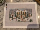 Needlepoint Canvas Winter House Scene 18 Mesh