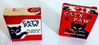 Cat s Paw Black Rubber Heels Scoop 5 Original Box 2 Heels Vintage 1940s New