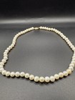 Cultured Freshwater Pearl Necklace 18    14k Ips Yellow Gold Clasp Vintage