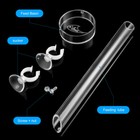 1 Set Glass Aquarium Tank Of Shrimp Food Dish Fish Feeding Tube