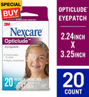 Opticlude Eyepatch  Regular Size  Contoured For Fit  Brown  20 Count  pack Of 3 