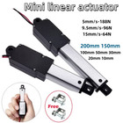 Dc 12v Electric Micro Linear Actuator Mini 1 2  2  4  6 stroke Fast Speed Cnc Tv