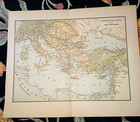 1885 Lot Of 6 Maps 8  X 10  Crusades France Turkish Migrations Saracens German  