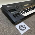 Yamaha Sy77 Synthesizer Keyboard 61-keys Black Keyboard Music Used Japan Umataro