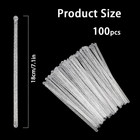 100 Pcs Plastic Swizzle Sticks ball Head Stirrer cocktail Drink Stirrers