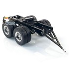 2 Axles Trailer With Traction Fifth-wheel For Tamiya Lesu 1 14 Rc Truck Model