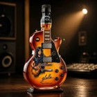 Guitar Whiskey Decanter  Rock Music Liquor Bottle Electric Guitar Bourbon 350ml