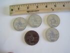 Calvary Cowboy Poker Chips Antique Clay