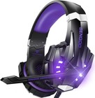 Stereo Gaming Headset  Noise Cancelling  Led Light  For Ps5 ps4 xbox