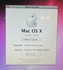 Apple Macbook Black 13-inch June 2006 2ghz Intel Core Duo  ma255ll a  Rare
