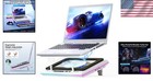 Ultra-quiet Rgb Cooling Pad With Touch Control   Lcd Display For Laptops