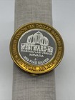 Westward Ho Las Vegas  10 Gaming Token Greg The Hammer Valentine 999 Silver