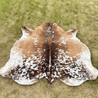 Modern Cowhide Area Rug Genuine Cow Skin Leather Large Exotic Floor Carpet Hide