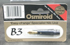 Osmiroid Pen Nib B3 Unit Easy-change 22 Carat Gold Plating New Old Stock Sealed