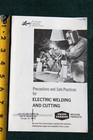 1973 Union Carbide Electric Welding   Cutting Guide Linde Co Vintage Booklet