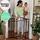 Multi-use Decorative Extra Tall Walk-thru Baby Gate  Fits Openings 28 5-48 Inch
