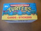 1990 Topps Teenage Mutant Ninja Turtles Empty Display Wax Box - No Packs cards