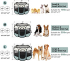 Dog Cat Playpen  Puppy Pet Playpen Indoor For Small Dogs Tent Crates Cage Outdoo