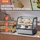 Vevor Refrigerated Display Case Bakery Display Fridge Case 4 2 Cu Ft 115l 2-tier