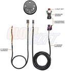 Glowshift Tinted 7 Color 100 Psi Oil Pressure Gauge Kit - 2-1 16th  52mm  