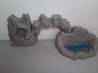 Marx 1970s 3-pc Mountain Terrain Prehistoric Dinosaur Play Set Vintage