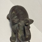Gump s  trunk Up Elephant   bronze Cast Metal Statue 7 3 4   x 8 1 2   