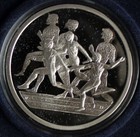 Athens 2004 Olympics Silver Proof 10 Euro Coin Set  Relay Race  Case   Coa