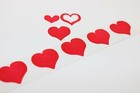 3 Way Heart Tanning Stickers 1000 Ct Roll 