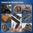 30 Sets Black Chicago Screws Kit M4 M5 Binding Rivets For Leather Belt Book Diy