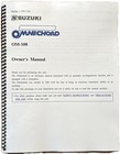 Omnichord Om-108 Manual Instructions Owners Quick Reference Custom Bound Booklet