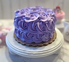 Dezicakes Fake Cake  Artificial Food Lavender Rosette Cake