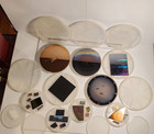 9 Pc Lot Test Samples And Wafers Silicon Semiconductor Ic Chip Die In Containers