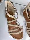 Women Gladiator Sandals Bandage Flat Ankle Strappy Shoes Flip Flops Sandals