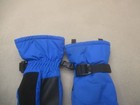 Columbia Size S Boys Blue Insulated Buckle Logo Warm Winter Mittens 9h