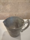 Vintage Forged Everlast Metal Hammered Aluminum Pitcher 3  Tall   2 Handled Cup