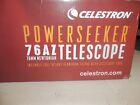 Celestron Powerseeker 76az Newtonian Telescope New Opened Box