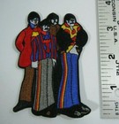 Mod Beatles Figures - Yellow Submarine -embroidered Iron-on Patch - 3 1 2 