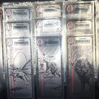 Zombucks World Silver Notes - Rare Complete 9 Piece Set Serial   s Enclosed Coa