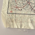 Wwii Era British Raf Silk Escape Map Sheet C D France Belgium Evasion Pilot Soe
