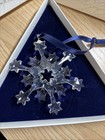 Swarovski Annual Christmas Ornament 2001 Star snowflake Mint Original Box   Cert