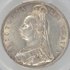 1887 Great Britain Victoria Half Crown Pcgs Au58 Jubilee Head S-3924 Nice Coin