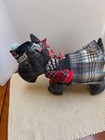 Older Pre-owned Handmade Detailed Dressed Scottie Scotty Toy Tam Bagpipes Kilts